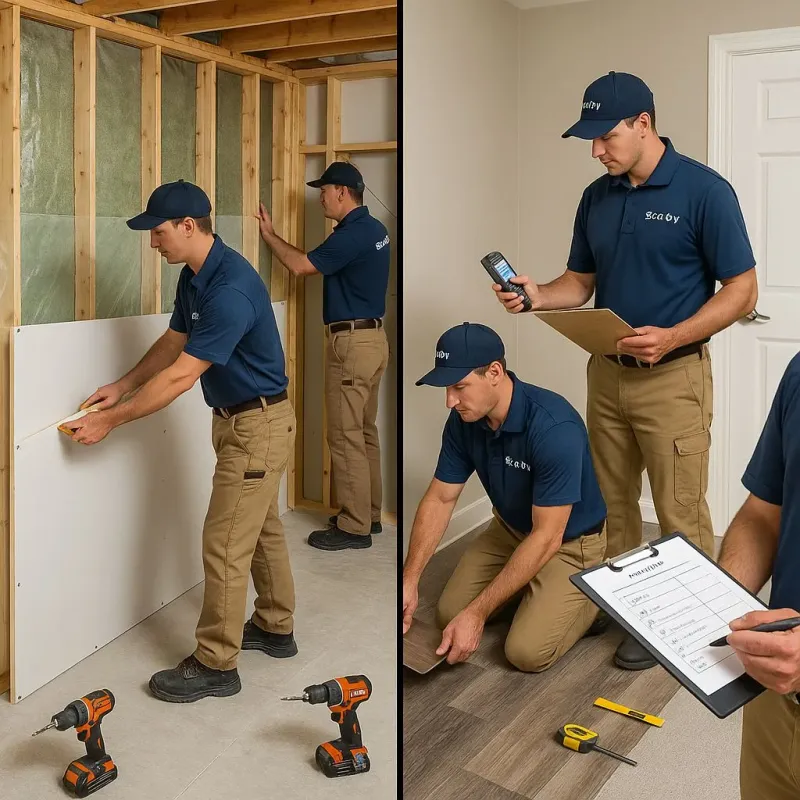 Repairs and Reconstruction process in Otsego, MI